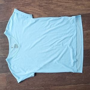 Girls target all in motion blue sports shirt L 10 12